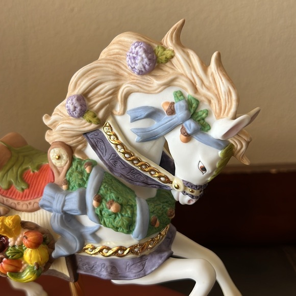 Vtg Lenox Year 2000 Carousel Horse Hand Painted Porcelain Collectible Figurine - Picture 3 of 13